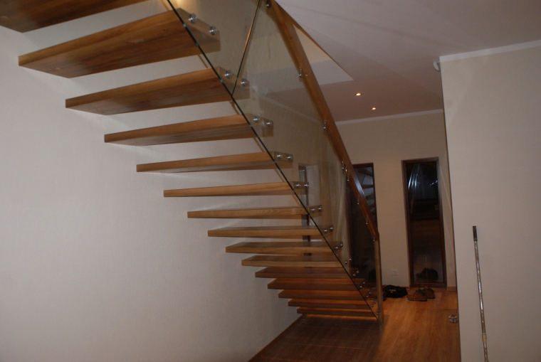 Die treppen ohne tragender