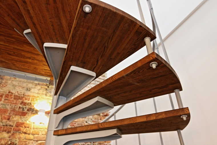  winding stairs steps handrail